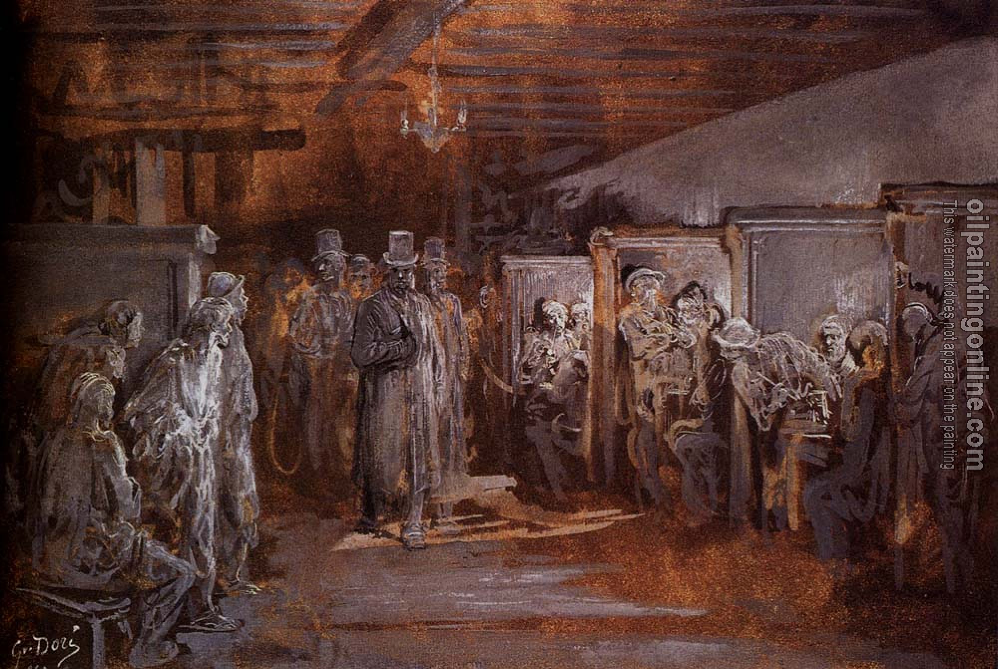 Paul Gustave Dore - Tavern In Whitechapel
